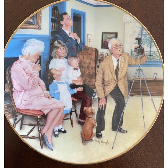 Normal Rockwell 1985 Collector‎ Plate American Fam - Picture 4 of 4